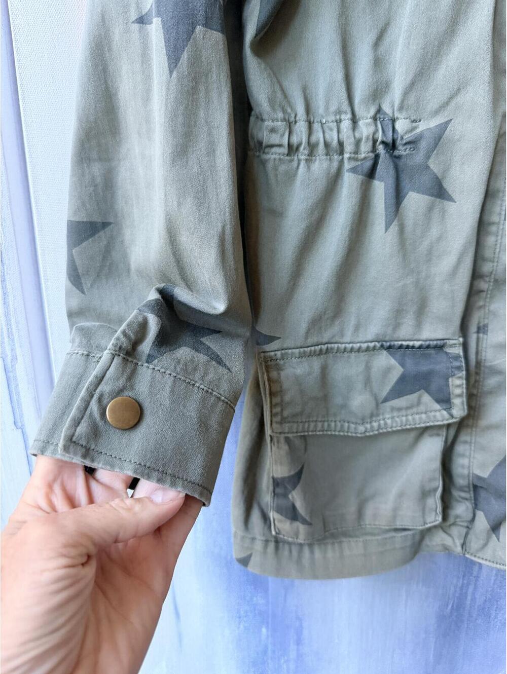 Knox Rose Star Print Utility Jacket XS - Picture 2 of 7